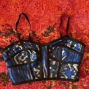 BEBE | Crop Bustier Bralette | XS